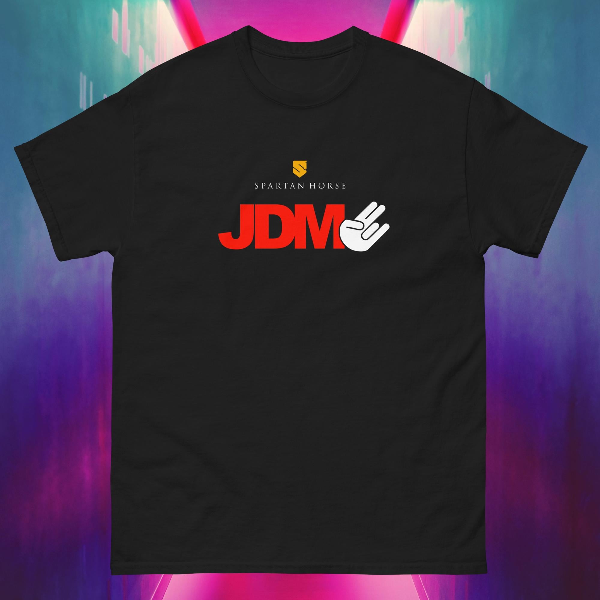 JDM v1. Logo, Black T-Shirt